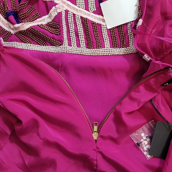 NWT Revolve NBD X Haven Pink Cocktail Beaded Mini Dress sz S - Picture 14 of 16